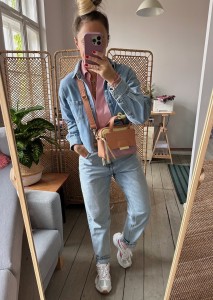 Bigger Pocket Salmon + Lila Suede + Canarino 