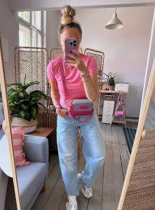 Traveller 2 v. classic Fuchsia + Mint + Braided Lila 