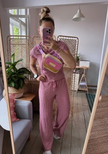 Traveller v.2 Canarino + Light Lila + Bubble Gum + Honey Croco R