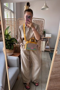 Bigger Pocket Mustard + Floral + Olive Suede 