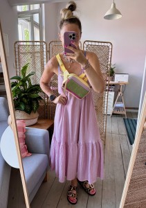 Traveller v.2 Canarino + Olive Roses + Fuchsia Corduroy Suede