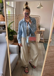 Bigger Pocket Mistral + Pink Bubbles + Leopard IV Cream Nubuck