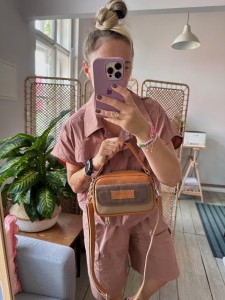 Traveller 2 v. classic Toffee + Beige Bubbles + Taupe Bubbles 