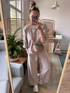 Mini Lola Nude + Leopard IV Beige Nubuck 