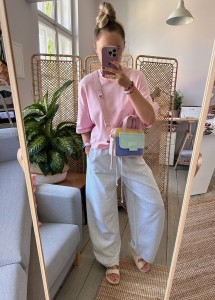 Bigger Pocket Pale Pink + Aqua + Cobalt 