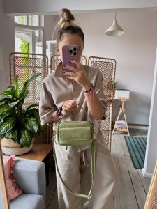 Traveller 2 v. classic Olive Bubbles + Roses Olive 