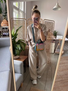 Bigger Pocket Petrol + Floral + Bubble Gum 