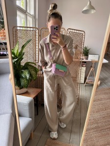 Mini Lola Lila Suede + Mint Korodo