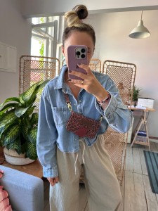 XS Leopard III Pink Nubuck + Burgundy Bubbles