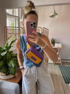 Traveller v.2 Violet + Mustard + Lila Braided