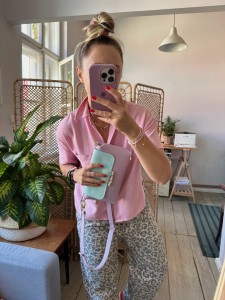 MiniMini Clap Lila + Aqua + Floral