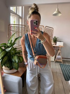 Traveller 2 v. classic Salmon + Bubbles Cappuccino + Lila Croco II