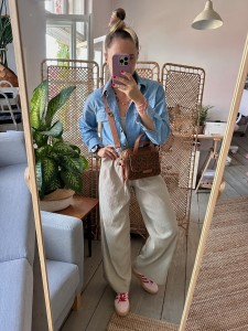 Bigger Pocket Walnut + Leopard IV Siena Suede