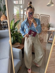 XS Taupe Dahlia + Floral