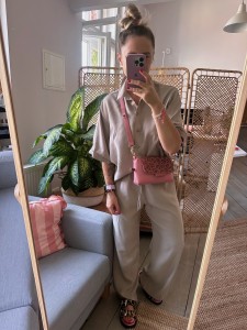 MiniMini Clap Bubble Gum + Leopard IV Pink Suede