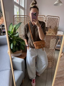 Mid Lola Deer Suede Roses