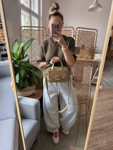 Bigger Pocket Olive + Leopard III Camel Suede