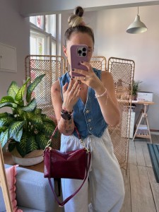 Looloo Maroon Shiny Korodo