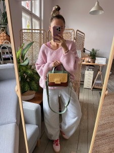 Bigger Pocket Sage + Honey Croco II + Lazy Braided Brown