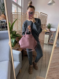 Nordic Sack Brownrose Suede