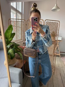 Traveller 2 v. classic Taupe Bubbles + Date Suede