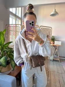 Mid Lola Full Leopard I Beige Nubuck