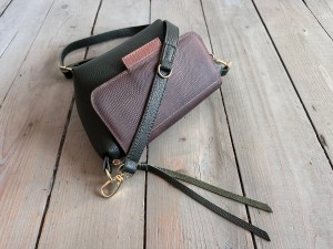 Mid Lola Dark Green + Taupe Vintage Bubbles