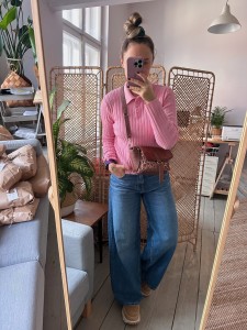 Mid Lola Full Milk Choco Croco II + Muscat Suede + Leopard III Pink Nubuck