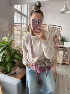 Mid Lola Full Heather + Amethyst + Pale Snake 