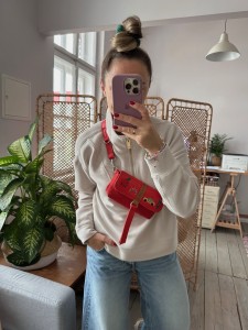 Mobiler New Yorker Flirt + Red Roses Nubuck 