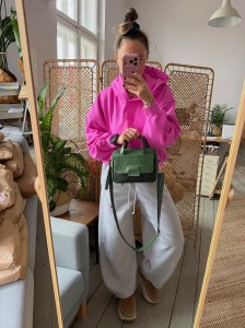 Bigger Pocket Green + Leopard II Emerald Nubuck 