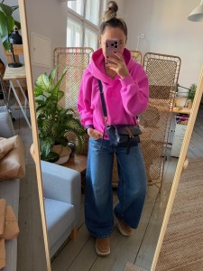 Mid Lola Full Navy Blue Roses