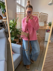 Traveller 2 v. classic Leopard IV Camel Suede + Korodo Fuchsia