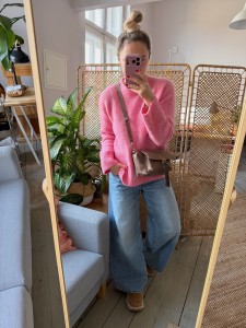 Mid Lola Full Taupe Bubbles Vintage + Wallet