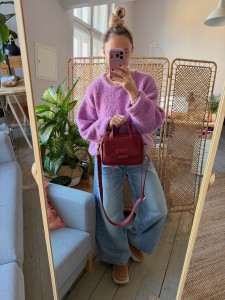 Bigger Pocket Cranberry + Korodo Wine Red