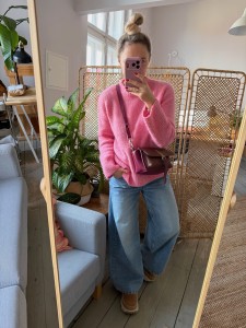 Mid Lola Full Dahlia + Milk Choco Croco II