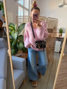 Mid Lola Fabric Pepito Fleece + Black