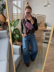 Mobiler Heather + Paisley Pastel Lila Nubuck