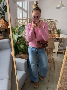 Mid Lola Full milk Choco Bubbles + Leopard IV Tobacco Suede + Lazy Braided Dark Brown + Wallet