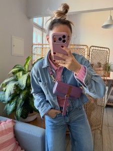 Mobiler Lila Croco + Heather