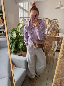 Mid Lola Full Taupe Bubbles Vintage + Wallet