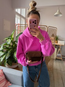 Mini Lola Wavy Choco Suede