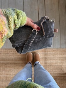 Mini Lola Wavy Grey Creck Suede