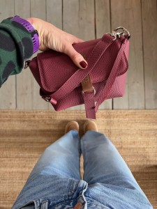 Mini Lola Burgundy Bubbles