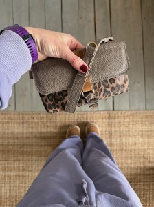 Mobiler Fossil + Leopard III Taupe Nubuck
