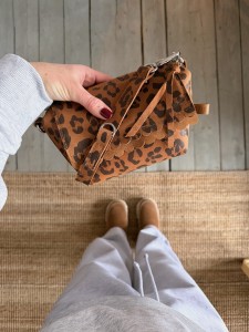 Mini Lola Two Wavy Leopard IV Tobacco Nubuck
