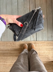 Mini Lola Wavy Grey Creck Suede