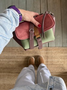 Mid Lola Full Balsamic + Olive Bubbles + Roses Suede