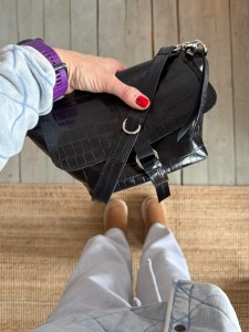 Mid Lola Full Black Croco