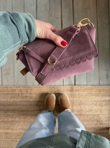 Mini Lola Two Wavy BrownRose Suede